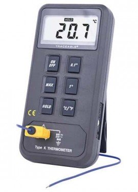 Digi-Sense 37803-91 Traceable Thermocouple Thermometer with data output and calibration-
