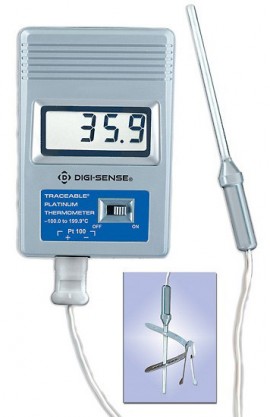 Digi-Sense 86460-06 Traceable Remote-Monitoring RTD Thermometer, -146 to 390&amp;deg;F-
