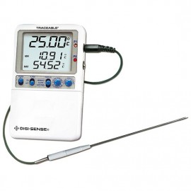 Digi-Sense 90000-23 Traceable Extreme-Accuracy Digital Thermometer, 0&amp;deg;C-