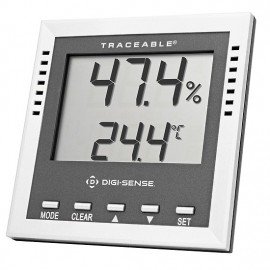 Digi-Sense 90080-03 Traceable Digital Thermo-Hygrometer with Dew Point and Wet Bulb, 1 to 99% RH-