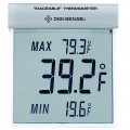 Digi-Sense 90080-10 Traceable Big-Digit See-Thru Digital Thermometer, Fahrenheit, -13 to 158&amp;deg;F-