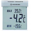 Digi-Sense 90080-11 Traceable Big-Digit See-Thru Digital Thermometer, Celsius, -25 to 70&amp;deg;C-