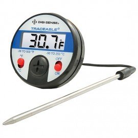 Digi-Sense 90205-20 Traceable Remote Probe Thermometer, -58 to 500&amp;deg;F-