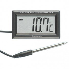 Digi-Sense 90205-26 Traceable Panel-Mount Remote Probe Thermometer, -58 to 572&amp;deg;F-