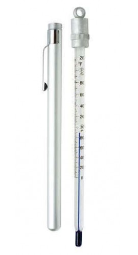 Digi-Sense 90260-43 Pocket Liquid-in-Glass Thermometer, -10 to 110&amp;deg;C, Total Immersion-