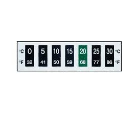 Digi-Sense 90308-25 Reversible Temperature Label, 25 per pack-