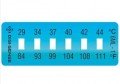 Digi-Sense 90308-91 Irreversible Temperature Label, 6-Point, 84 to 108&amp;#176;F-