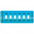 Digi-Sense 90308-96 Irreversible Temperature Label, 6-Point, 331 to 379&amp;#176;F-