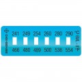 Digi-Sense 90308-98 Irreversible Temperature Label, 6-Point, 460 to 554&amp;#176;F-