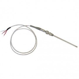 Digi-Sense 90447-37 RTD Probe, 7&quot;, 1/4&quot; NPT, re-adjustable stripped leads-