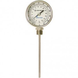 Digi-Sense 90551-10 Adjustable Bimetal Thermometer, 25 to 125&amp;deg;F, 4&amp;quot; Stem-