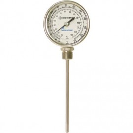 Digi-Sense 90551-21 Adjustable Bimetal Thermometer, 0 to 250&amp;deg;F, 12&amp;quot; Stem-