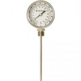 Digi-Sense 90551-29 Silicone-Filled Bottom-Mount Bimetal Thermometer, 0 to 250&amp;deg;F, 2.5&amp;quot; Stem-
