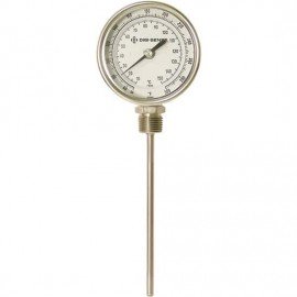 Digi-Sense 90551-37 Silicone-Filled Bottom-Connect Bimetal Thermometer, 0 to 250&amp;deg;F, 12&amp;quot; Stem-
