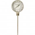 Digi-Sense 90551-37 Silicone-Filled Bottom-Connect Bimetal Thermometer, 0 to 250&amp;deg;F, 12&amp;quot; Stem-
