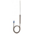 Digi-Sense 93600-42 Type-T Stainless-Steel Probe with Mini Connector, 8&quot;, 0.125&quot; Diameter-