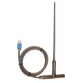 Digi-Sense 93601-86 Type-T Heavy-Duty Probe with Mini Connector, 10&quot;, 0.25&quot; Diameter-
