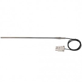 Digi-Sense 93833-02 High-Temperature RTD Probe with 3 blade connector, 20&quot;-