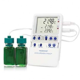 Digi-Sense 94460-09 Traceable Excursion-Trac Data Logging Thermometer with 2 Bottle Probes, -58 to 158&amp;deg;F-