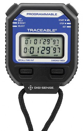 Digi-Sense 94460-10 Traceable Digital Stopwatch/Repeat Timer-