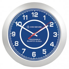 Digi-Sense 94460-50 Traceable Analog Wall Clock with Calibration-