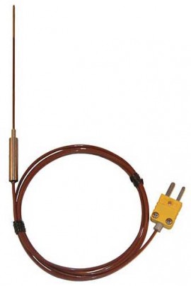 Digi-Sense WD-08117-65 Hypodermic Penetration-Tip Thermocouple Probe, Type K-