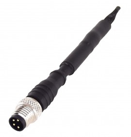 Dracal I2C-M8-TRH Series I<sup>2</sup>C Temperature and Humidity Probe with M8 connector, 39.4&amp;quot;-