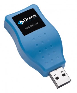 Dracal VCP-DXC120 Small Carbon Dioxide (CO<sub>2</sub>) Sensor, 400 to 10,000 ppm-