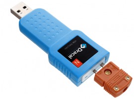 Dracal VCP-TMC100n-CAL USB Temperature Adapter for Thermocouples, 0.112&amp;deg;F, Type N-