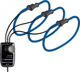 Dranetz FLEX6K24PKG-HD 4-Phase Flex Probe for Portable PQ Equipment, 60/600/6,000A, 24in-