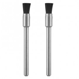 Dremel 405-02 Nylon Bristle Brushes, 0.125", 2-pack-