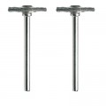 Dremel 428-02 Carbon-Steel Brushes, 0.75&quot;, 2-pack-