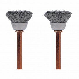 Dremel 535-02 Brass Brushes, 0.75", 2-pack-