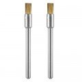 Dremel 537-02 Brass Brushes, 0.125", 2-pack-