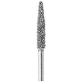 Dremel 9931 Structured Tooth Tungsten Carbide Carving Bit, tapered-