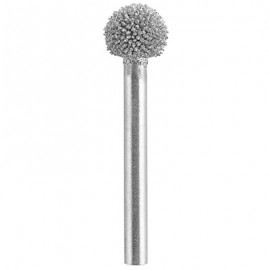 Dremel 9935 Structured Tooth Tungsten Carbide Carving Bit, round sphere-