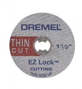 Dremel EZ409 EZ-Lock Thin Cutoff Wheels, 5-pack-