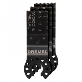 Dremel MM422B Wood and Metal Flush Cut Blades, 0.75", 3-pack-