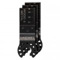 Dremel MM440B Multi-Max Wood Flush-Cut Oscillating Blades, 1.25" cutting depth, 3-pack-