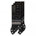 Dremel MM440B Multi-Max Wood Flush-Cut Oscillating Blades, 1.25" cutting depth, 3-pack-