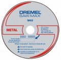 Dremel SM510C Saw-Max Metal Cutoff Wheels, 3", 3-pack-