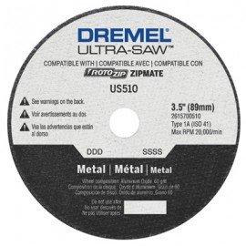 Dremel US510-01 Metal Cutting Wheel, 3.5&quot;-