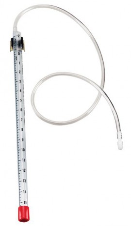 Dwyer 1213-15 Gas Pressure Manometer, 15&amp;quot; w.c., 140&amp;deg;F-