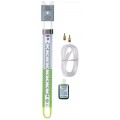 Dwyer 1223-M1000-w/M U-Tube Manometer (500-0-500mm w.c.) using water or mercury-