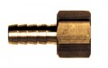 Dwyer 126-3B Brass Bardbed Connector, 3/16&amp;quot; x &amp;frac14;&amp;quot; FNPT-