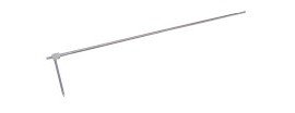 Dwyer 160F-24 Straight Stainless-Steel Pitot Tube, 24&quot;-