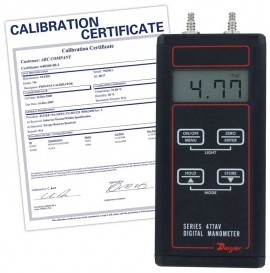 Dwyer 477AV-5 Digital Manometer, 0 to 20 psi,-