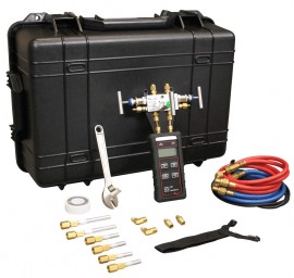 Dwyer 490A-1-HKIT Wet/Wet Manometer with Hydronic Meter Kit (0-15 PSI)-