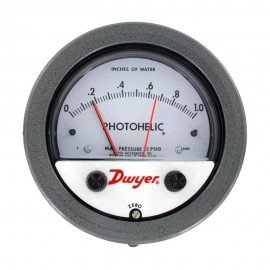 Dwyer A3008 Photohelic Pressure Switch/Gauge (0-8.0"w.c.)-