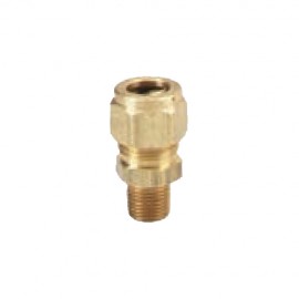 Dwyer A-326 Compression Fitting for 1/8" NPT to 3/8" Tubing-